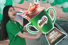 Nestle Milo Nestle Milo Big Win Car bilingual Singapore Female Emcee