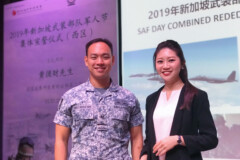 SAF DAY combined rededication ceremony SAF DAY combined rededication ceremony bilingual Singapore Female Emcee